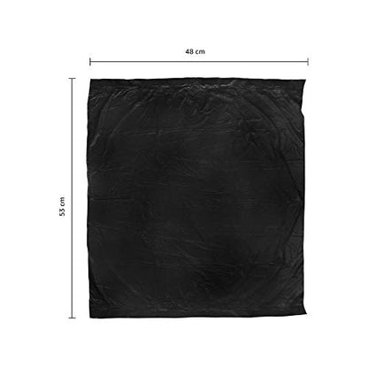 Presto! Garbage Bags, Medium - (19 x 21 Inches) - 30 Bags/Roll, 180 Count (Pack Of 6, Black), Plastic