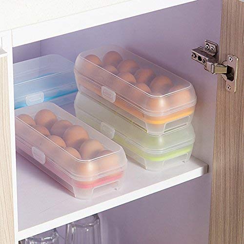 CSM ® Plastic Tray Storage Box for 10 Eggs (TRANSPARENT)