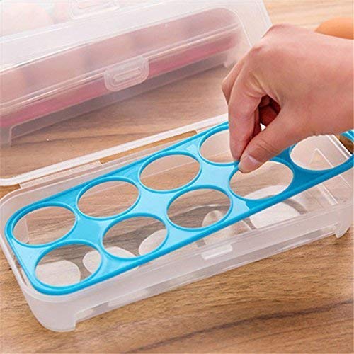 CSM ® Plastic Tray Storage Box for 10 Eggs (TRANSPARENT)