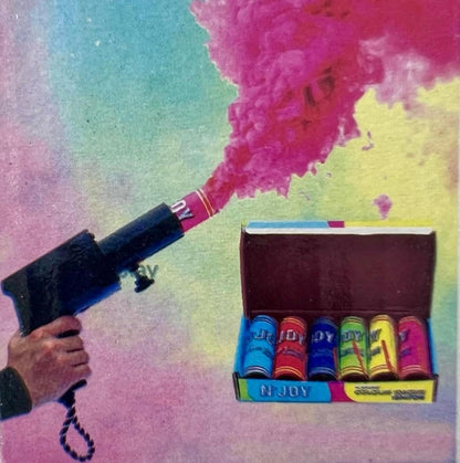 Gulal Pyro Refill Holi Colour Natural Skin Friendlyb Useful for Electric Holi Refill Pack of 2(Gun Not Included )