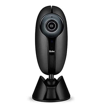 Qubo Outdoor Security Camera (Black) from Hero Group | Made in India | IP65 All-Weather | 2MP 1080p Full HD | CCTV Wi-Fi Camera | Night Vision | Mobile App Connectivity | Cloud & SD Card Recording